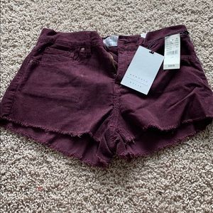 Corduroy shorts